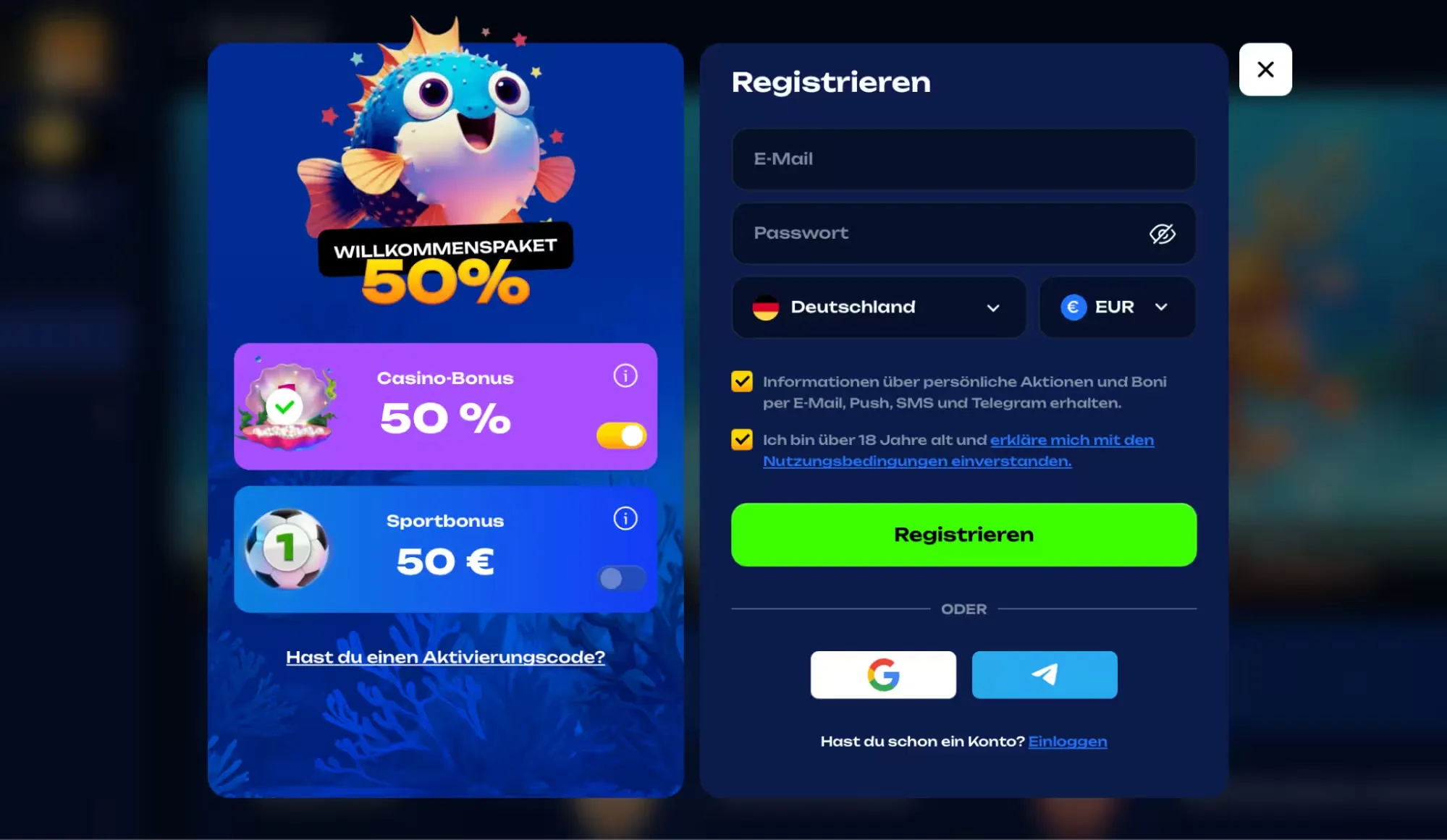 Das Hybrid-Zahlungssystem von Fugu Casino: Fiat und Krypto kombiniert